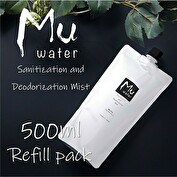 Mu water  -Sanitization & Deodorization Mist- Premium 次亜塩素酸水　レフィルパック